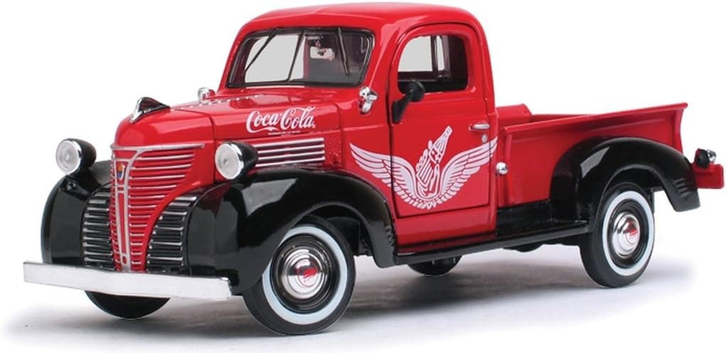 Motor City Classics 1941 Plymouth Pickup Truck (1:24 Scale), Red