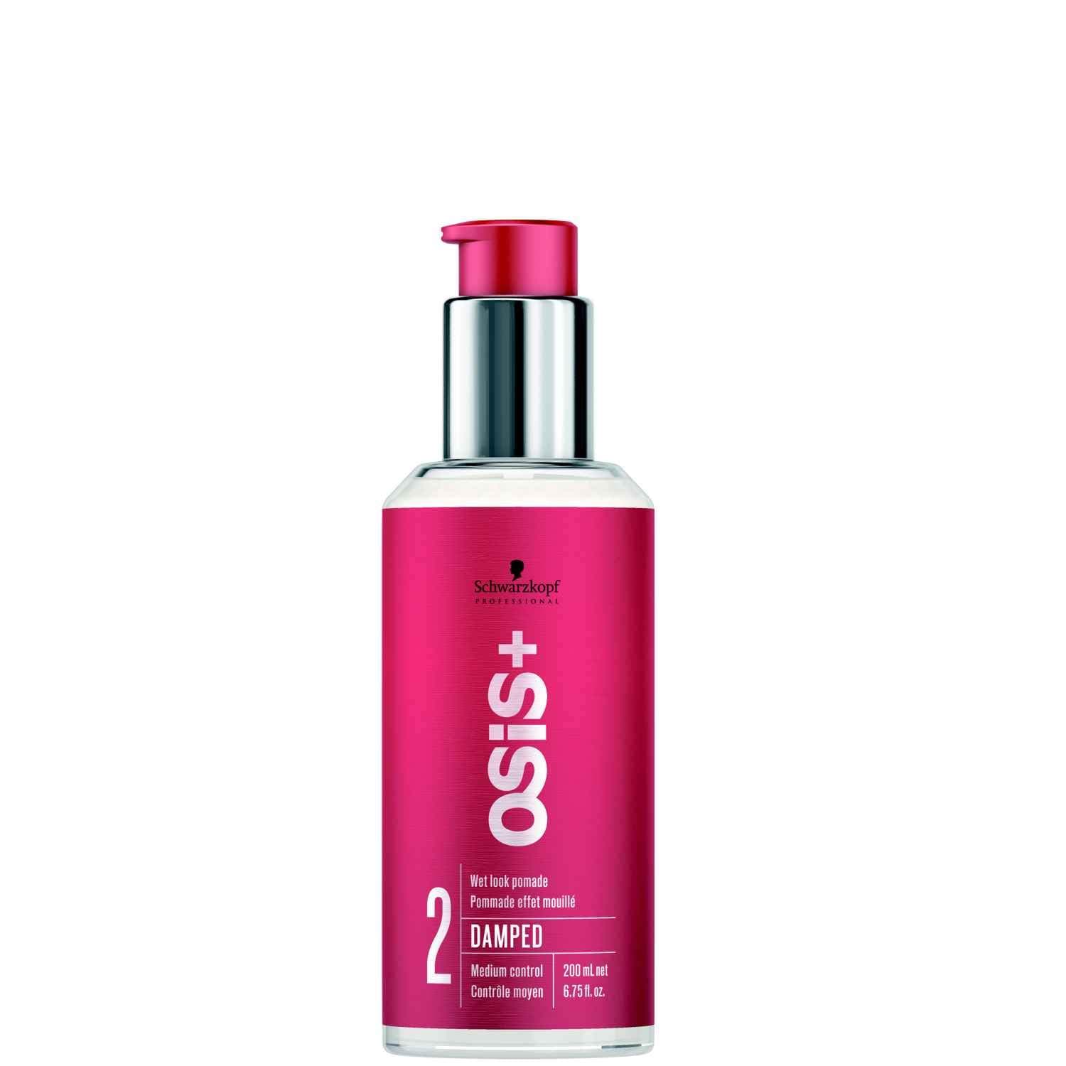 OSiS+ Schwarzkopf Damped Wet Look Pomade, 6.75 Ounce