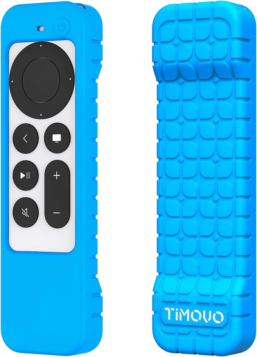 TiMOVO Protective Case Compatible with 2021 Apple TV 4K Siri Remote(2nd Generation), Anti Slip & Shock Proof Skin, Lightweight Soft Silicone Cover fit Apple TV 4k 2021 Remote Control, Blue
