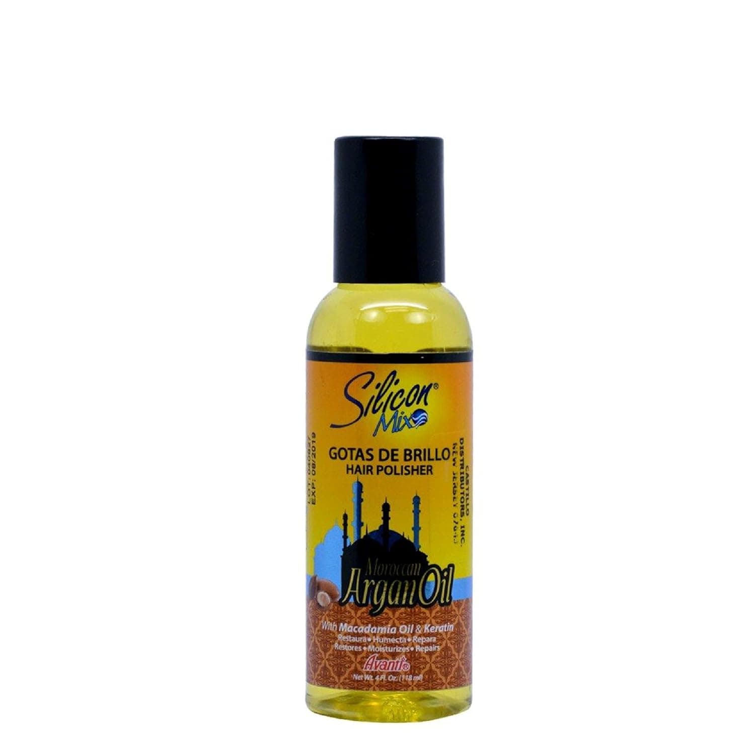 Silicon Mix Moroccan & Argan Oil Gotas De Brillo Hair Polisher 4oz / 118ml