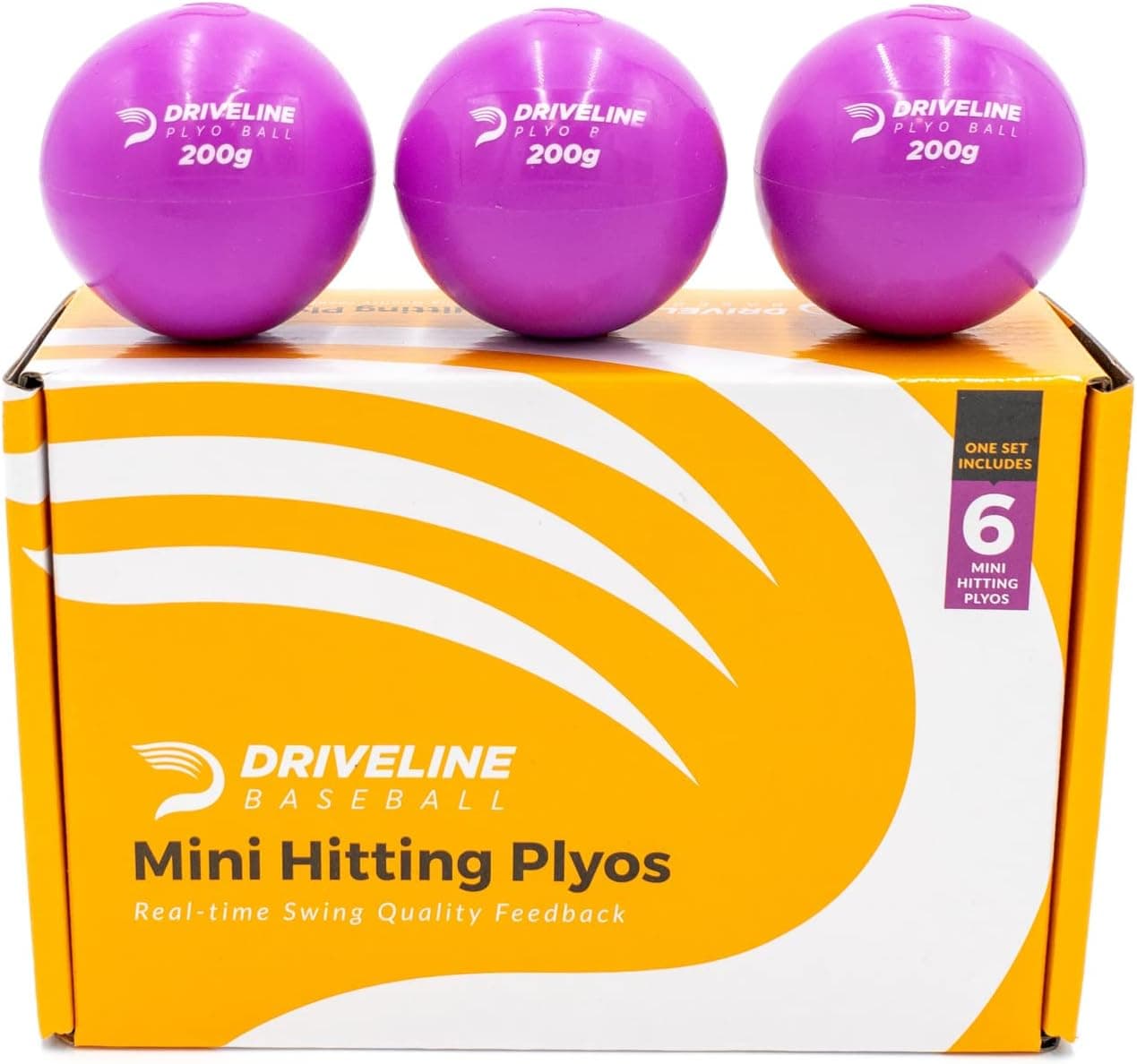 Driveline Mini Hitting Plyo Balls ® - Set of 6