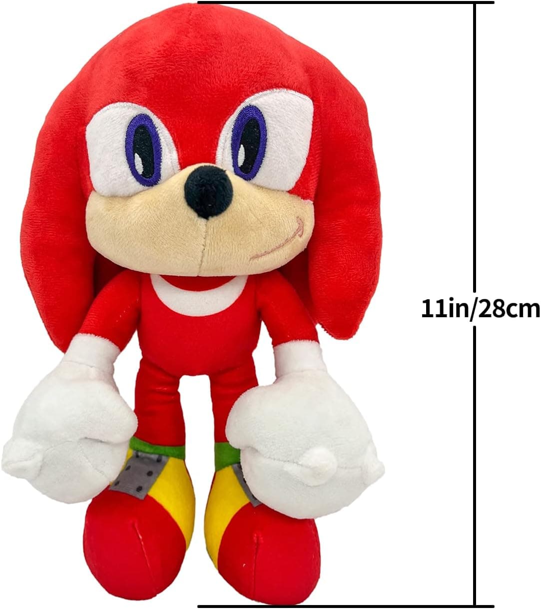 cxbwx 12 Inches Sonic 2 Plush Toy The Hedgehog Movie Sonic Plush Toys Knuckles Shadow Tails Plush Doll Toys Gifts for Boys and Girls (Knuckles)