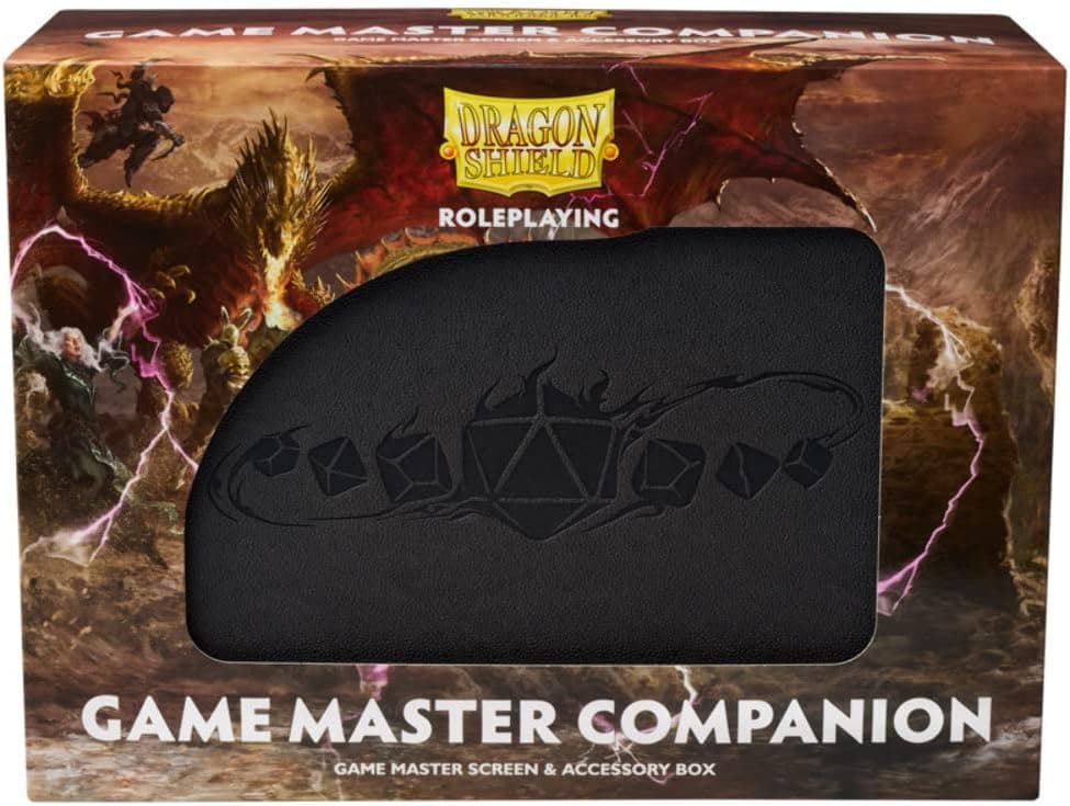 Arcane Tinmen Dragon Shield RPG – Game Master Companion: Iron Grey - Durable & Sturdy – Screen & Accessory Box – Dungeon Master Accessory - Tabletop RPG TTRPG – Dungeons & Dragons DND D&D (AT-50010)