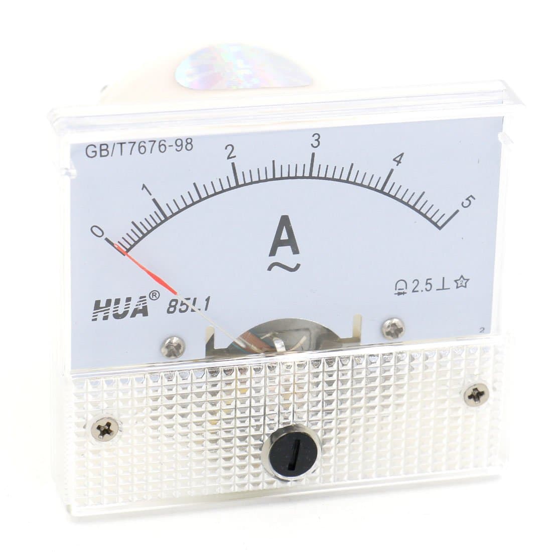 Baomain Analog 85L1 AC 0-5A Rectangle Analog Panel Ammeter Gauge
