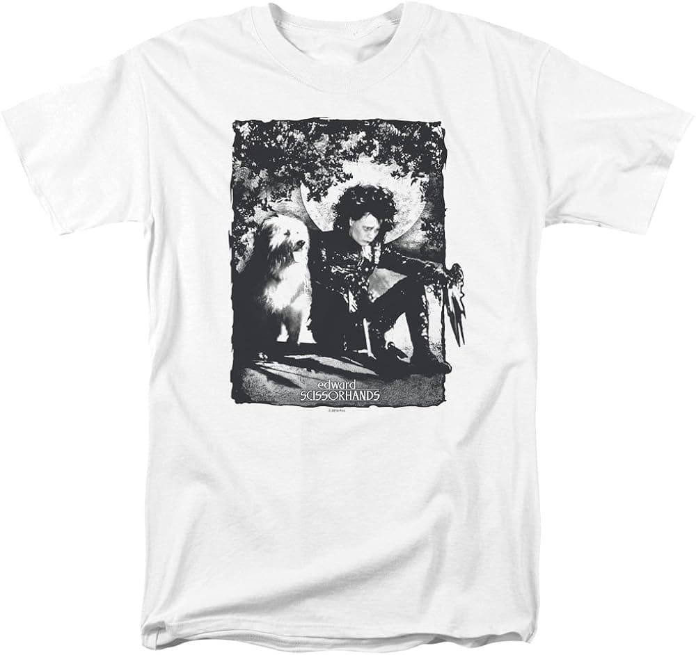 Trevco Men's Edward Scissorhands Show & Tell Adult T-Shirt
