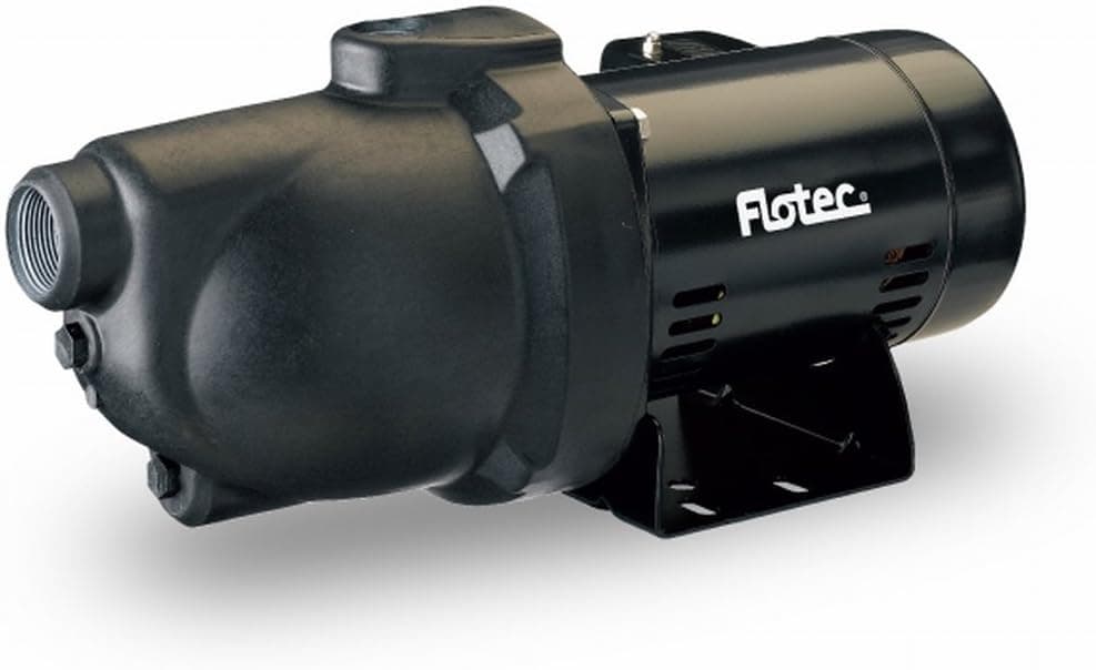 Flotec Fp4032 Thermoplastic Shallow Well Jet Pump, 1 Hp