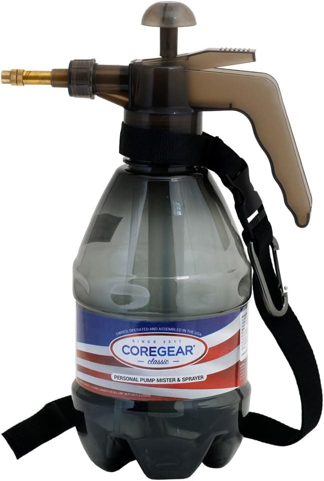 CoreGear Classic USA Misters 1.5 Liter Personal Water Mister Pump Spray Bottle