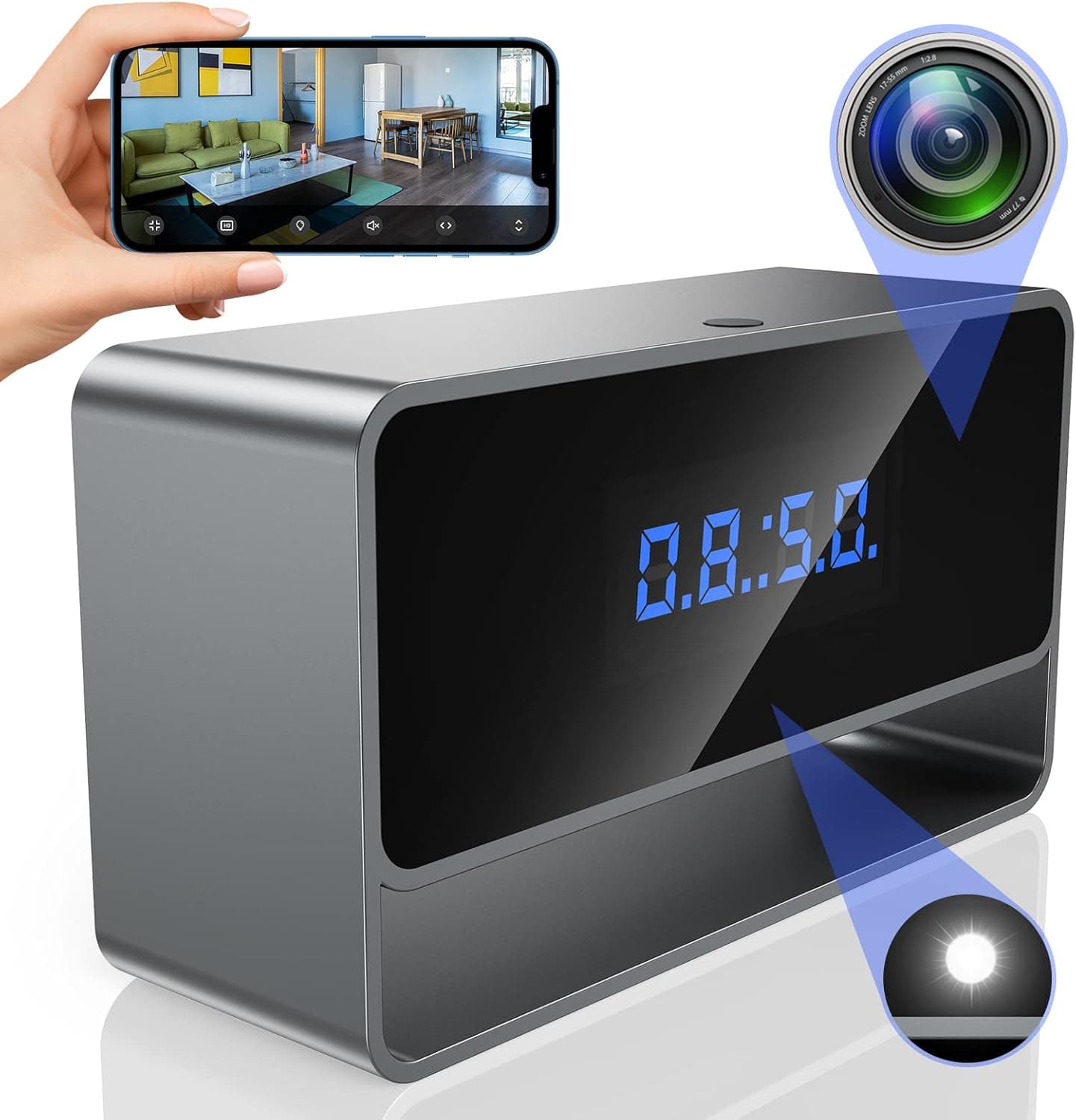 Hidden Camera Detectors, YSKWA Millisecond Lever Hidden Devices Detector Bug Detector Anti Spy Detector, GPS Detector, High Sensitive RF Detector for GPS, Listening Device, Hidden Camera Finder