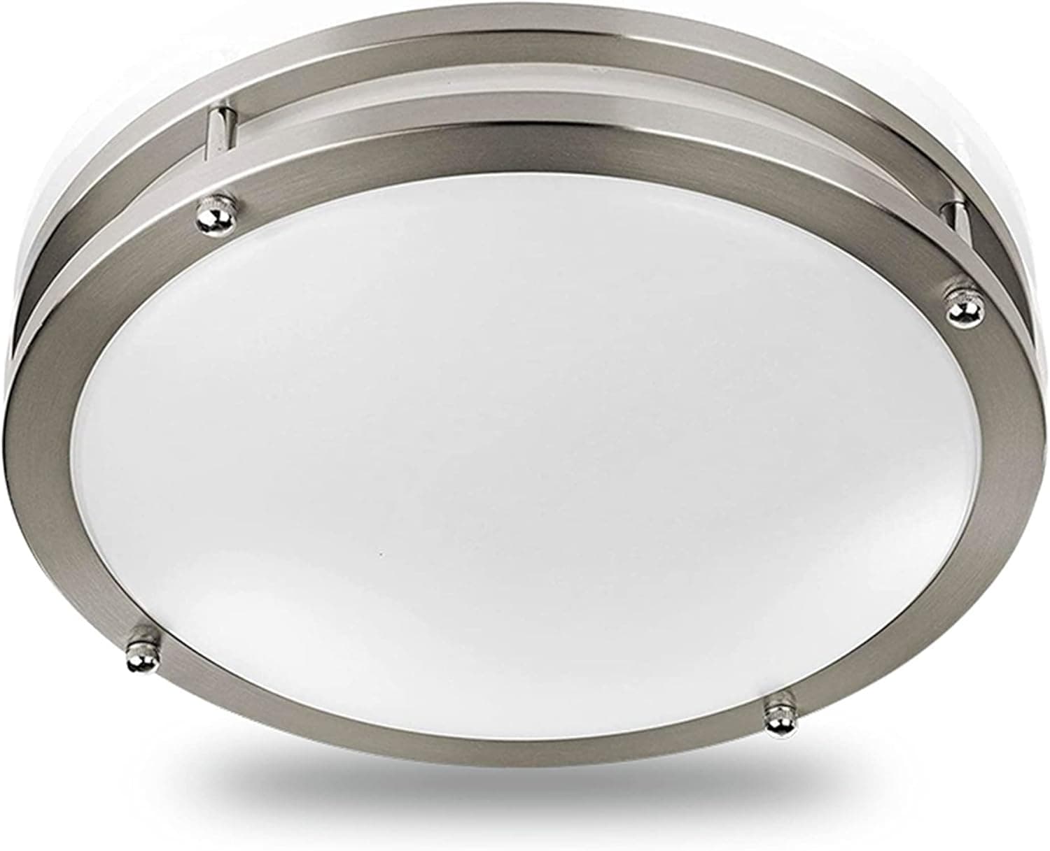 Sleeklighting Modern Flush Mount LED Ceiling Light (14” inch) 20Watt - 1400 Lumens, 4000K Cool White - 50,000 Hours Life - Easy to Install - 80% More efficient, Dimmable, UL, Energy Star