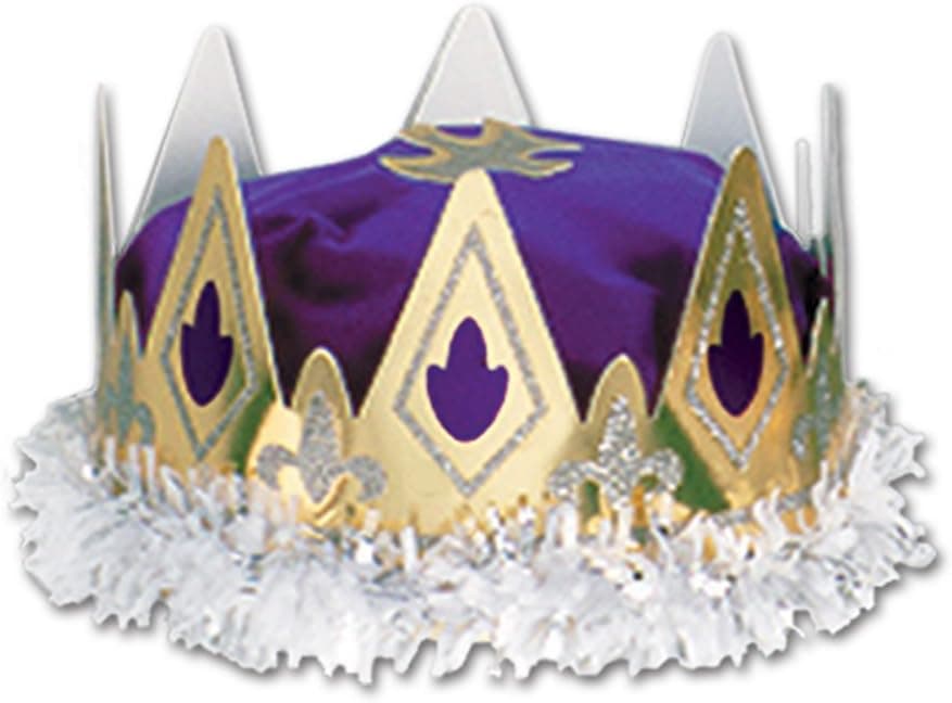 Royal Queen's Crown (purple) Party Accessory (1 count)