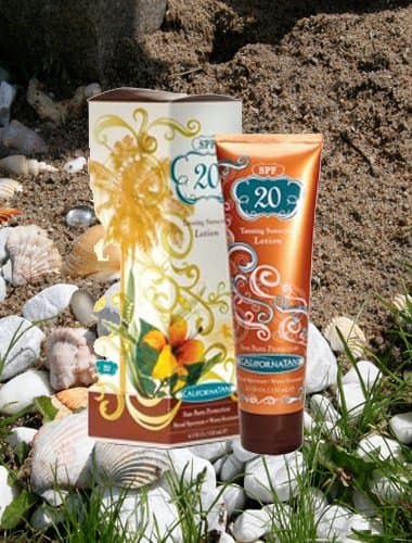California Tan SPF 20 Tanning Sunscreen Lotion Broad Spectrum Sun Burn Protection Water Resistant 4.5 oz