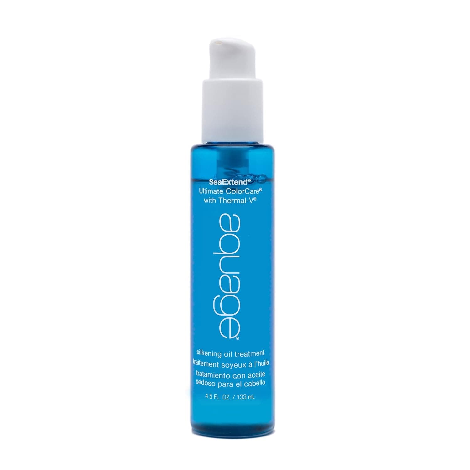 AQUAGE SeaExtend Silkening Oil Treatment, Wet Styling Treatment with Sea Botanicals, Ultra-Light Argan Oil and Sweet Almond Oil to Smooth, Silken, and Add Shine