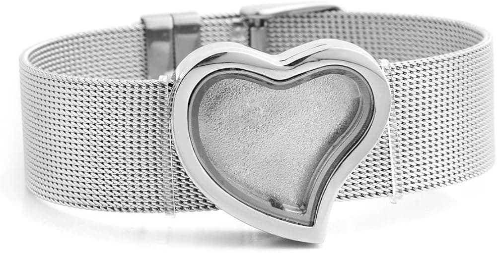 ShinyJewelry Living Memory Locket Bracelet Fit Floating Charms