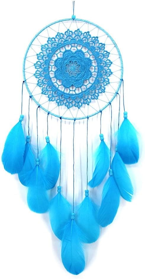 Tellpet Dream Catchers Wall Decorations Blue Decor for Girls Boys