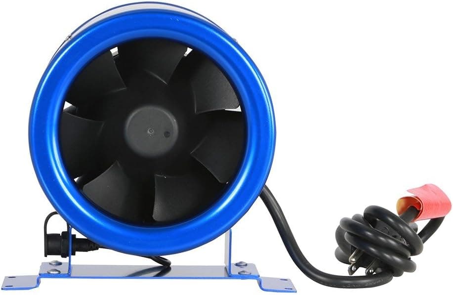 Hyper Fan HGC701400 Digital Mixed Flow Fan in and Out Room System, 6-Inch, Blue