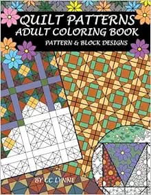 Quilt Patterns Adult Coloring Book