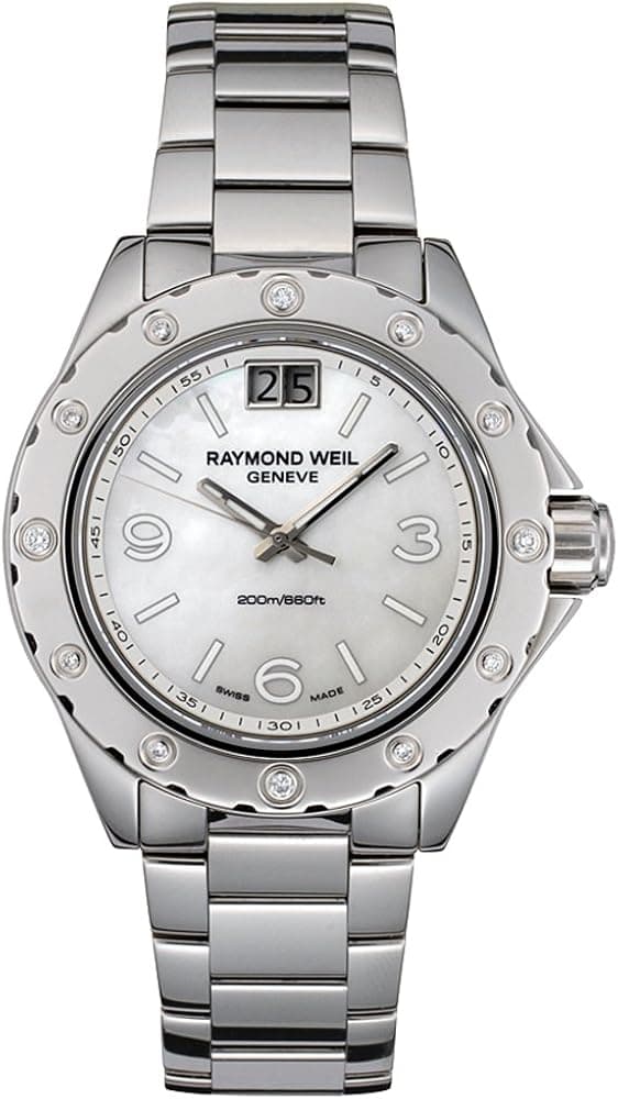 Raymond Weil Women's 6170-ST-05997 Spirit Diamond Accented Stainless Steel Watch