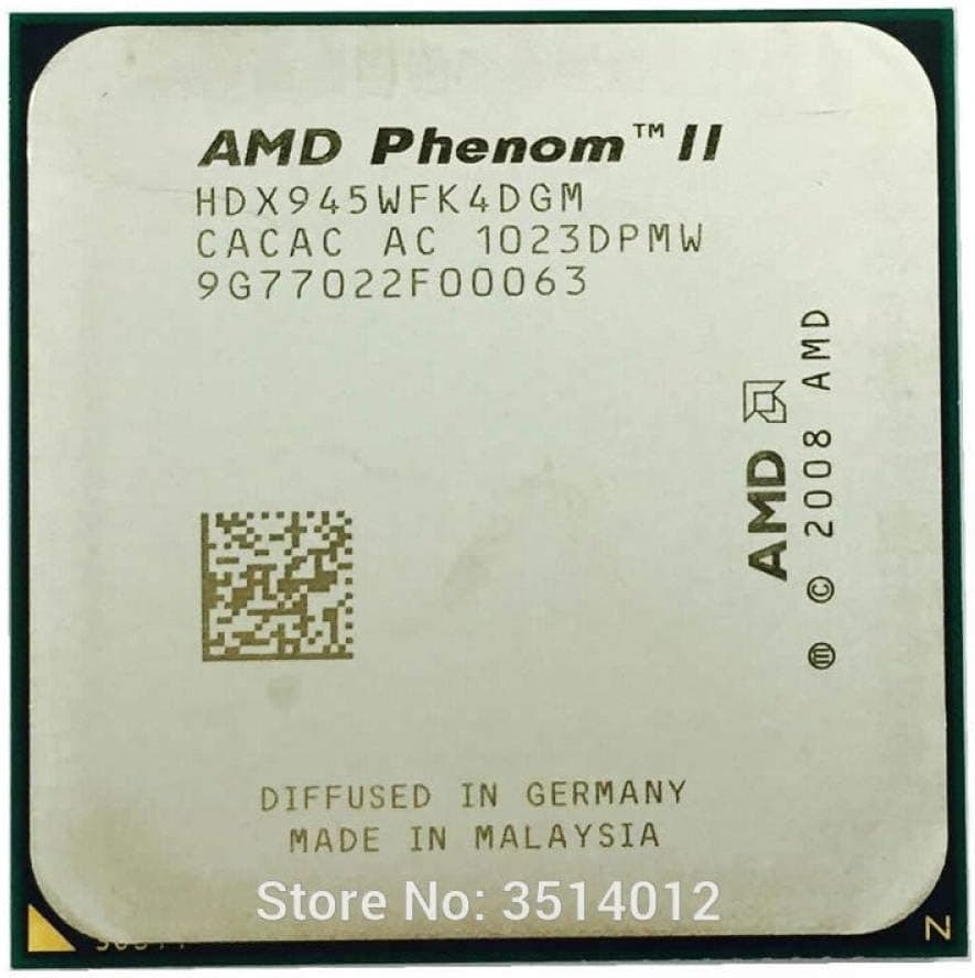 AMD Phenom II X4 945 95W 3.0GHz Quad-Core CPU Processor HDX945WFK4DGM/HDX945WFK4DGI Socket AM3