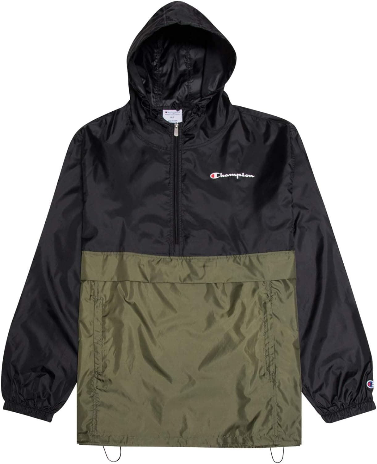 Champion Jacket Mens Big and Tall Hoodie Anorak Windbreaker Jacket for Men