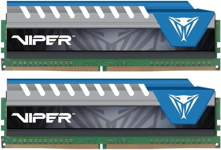 Viper Elite Series DDR4 8GB (2 x 4GB) 2400MHz Kit (Blue) PVE48G240C5KBL