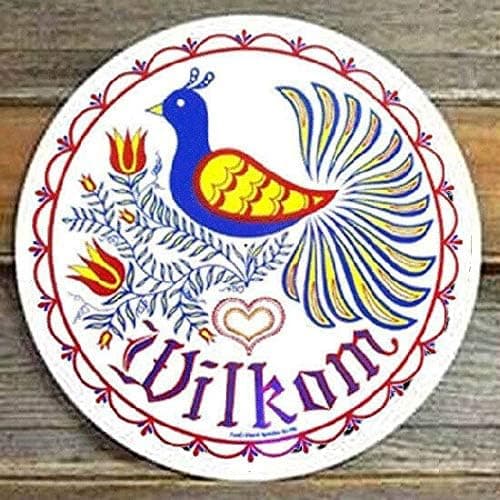 LOQHPW New Zook's Pa Dutch Welcome Metal Sign Retro Round Metal Tin Sign 12" Diameter