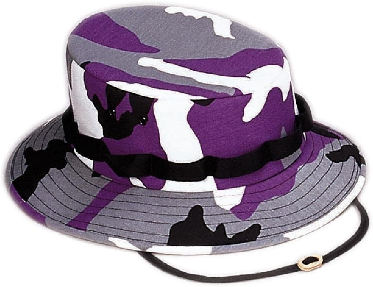Ultra Violet Camo Jungle Hats, Size Large