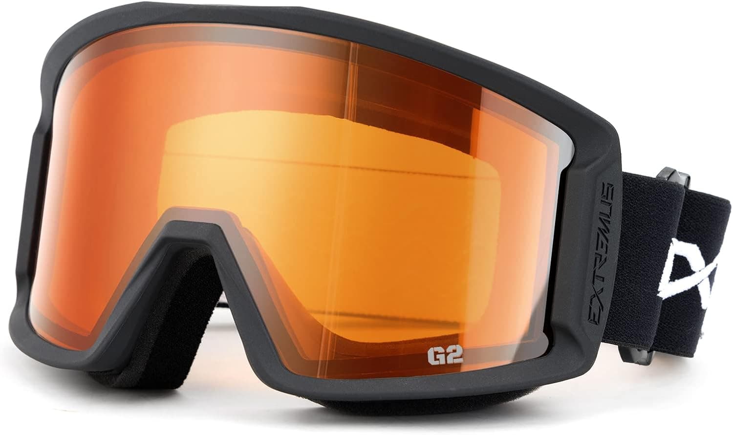 Extremus MilkRun Ski Goggles, Anti-Fog Cylindrical Lens Goggles with UV400 Sun Protection