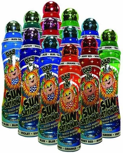 Sunsational One Dozen 4oz Assorted Bingo Dauber