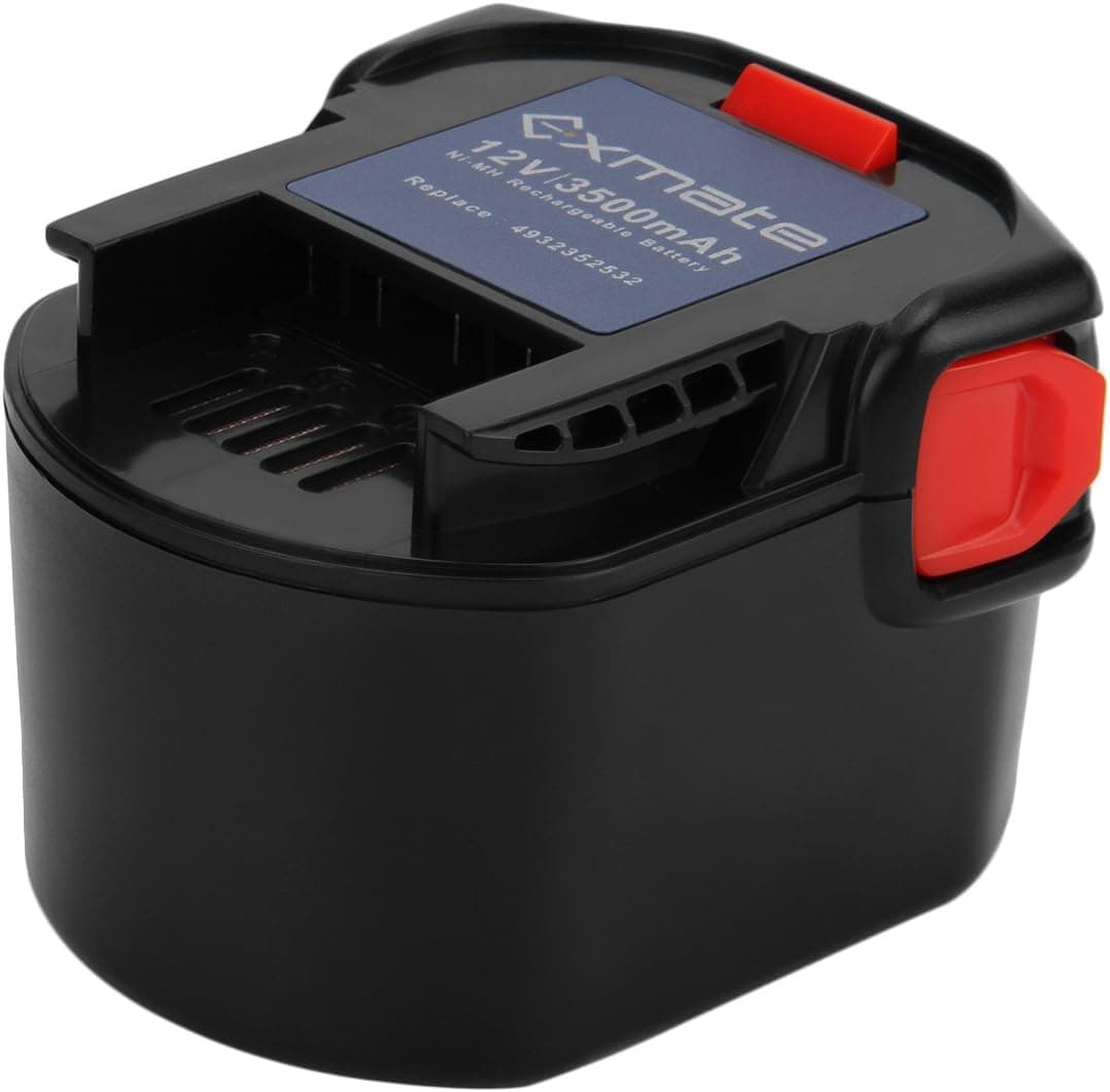 Exmate 12V 3.5A Ni-MH Replacement Battery Compatible with Ridgid 130252002 B1214G B1215R B1220R, 12V Ni-MH Battery