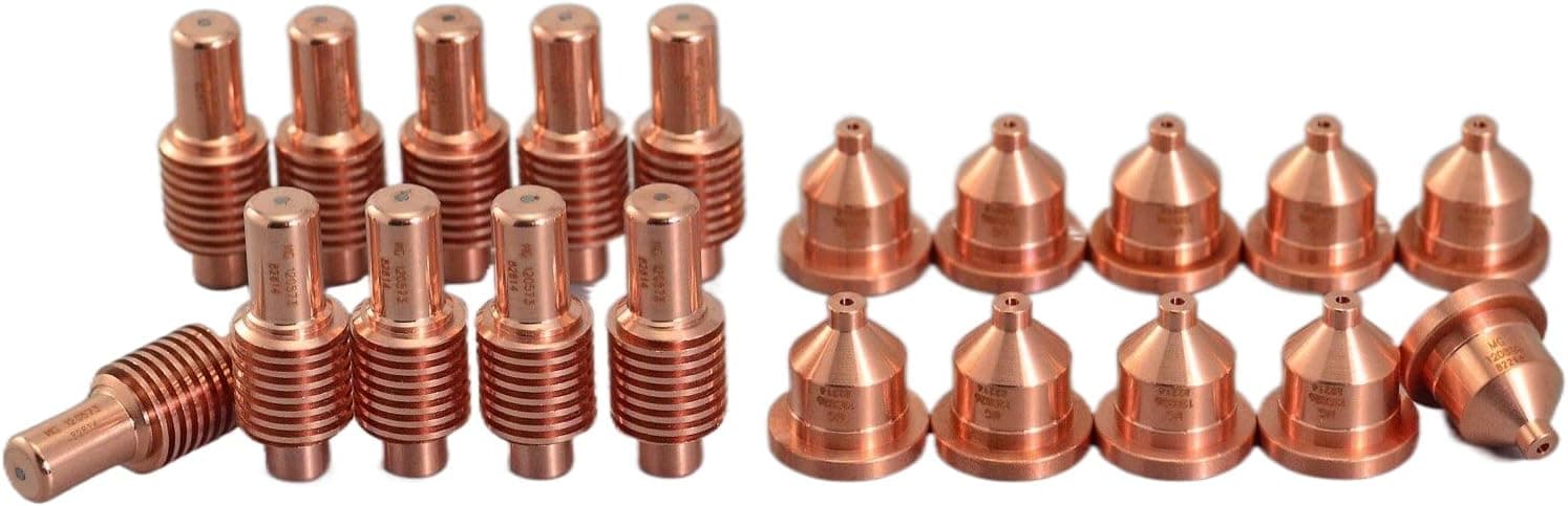 C1403 Plasma Electrode Long Tip C1395 Fit Cebora P70 & PR0064 CB70 Plasma Cutter Torch 20pcs