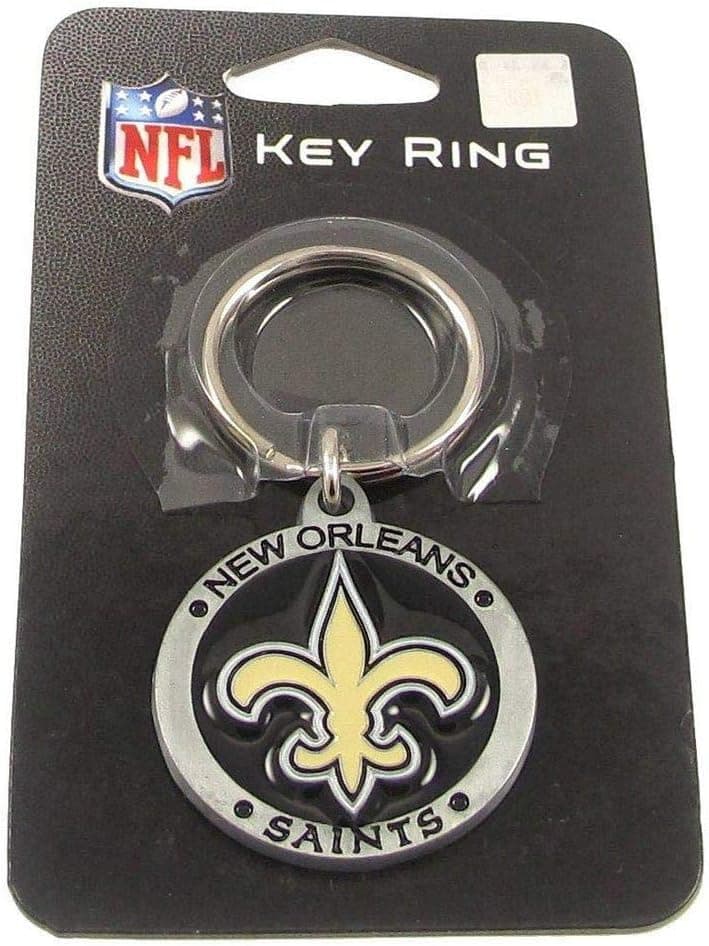 Siskiyou New Orleans Saints Key Ring - NFL Football Fan Shop Sports Team Merchandise
