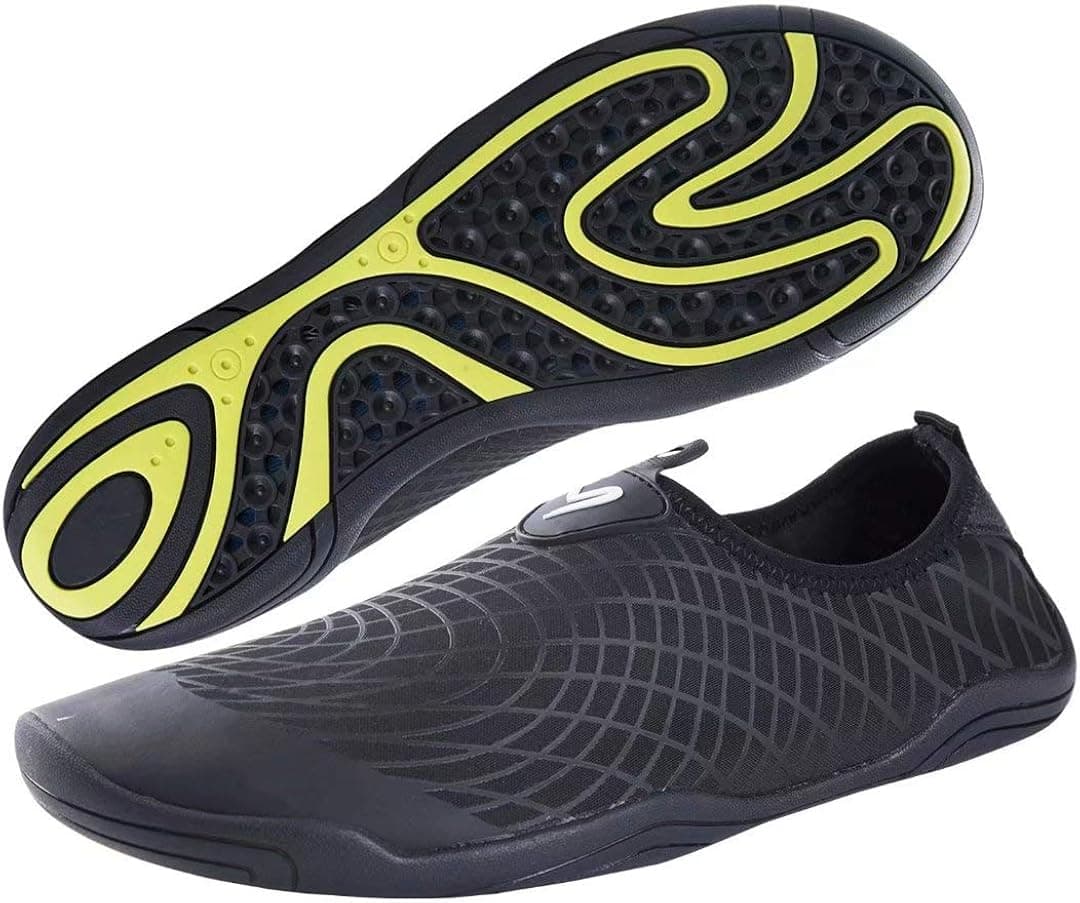 YQXCC Water Shoes Mens Womens Quick Drying Slip-On Aqua Shoes for Beach Surf Swim Driving Boating Yoga