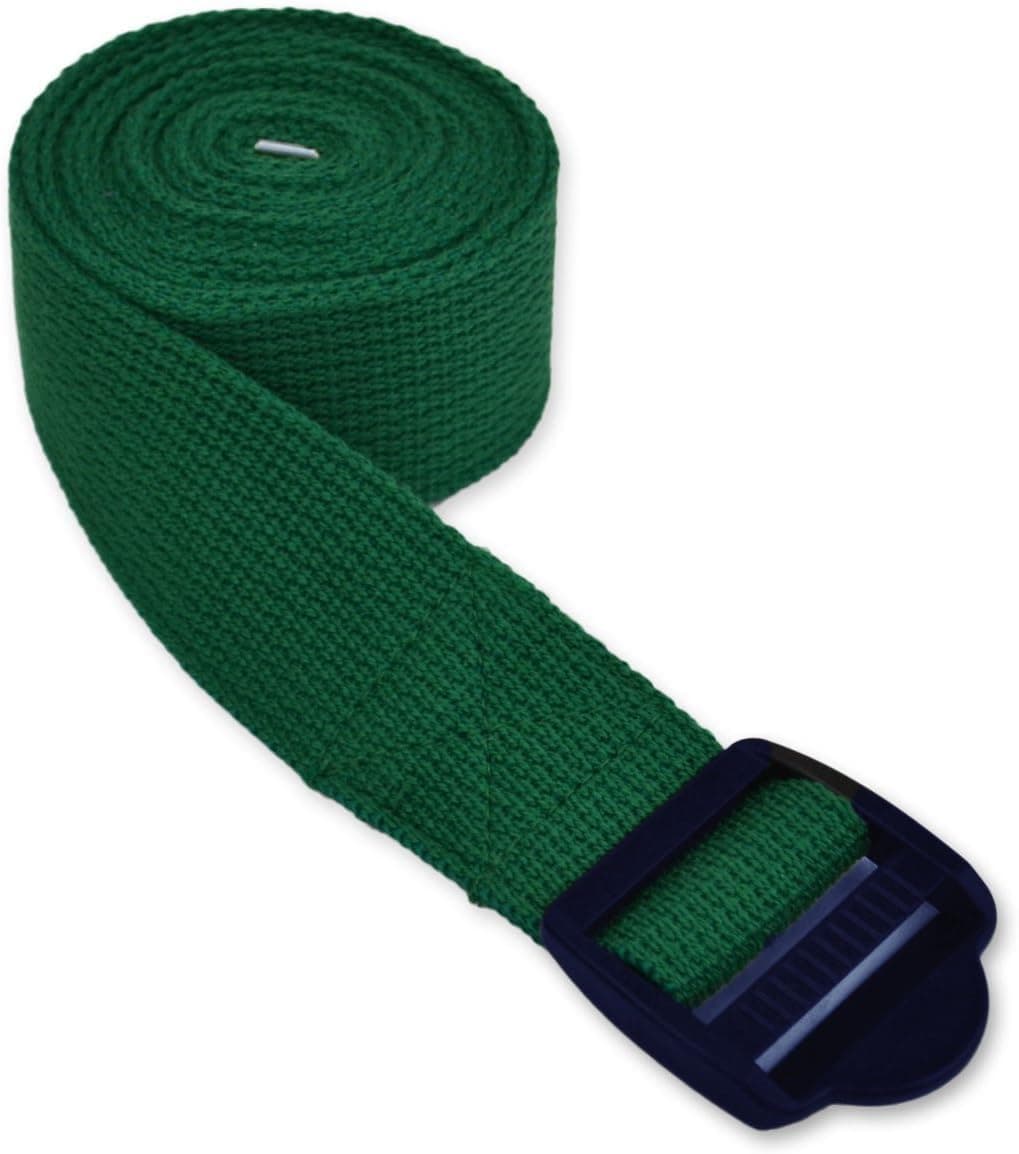 YogaAccessories 6' Cinch Buckle Cotton Yoga Strap