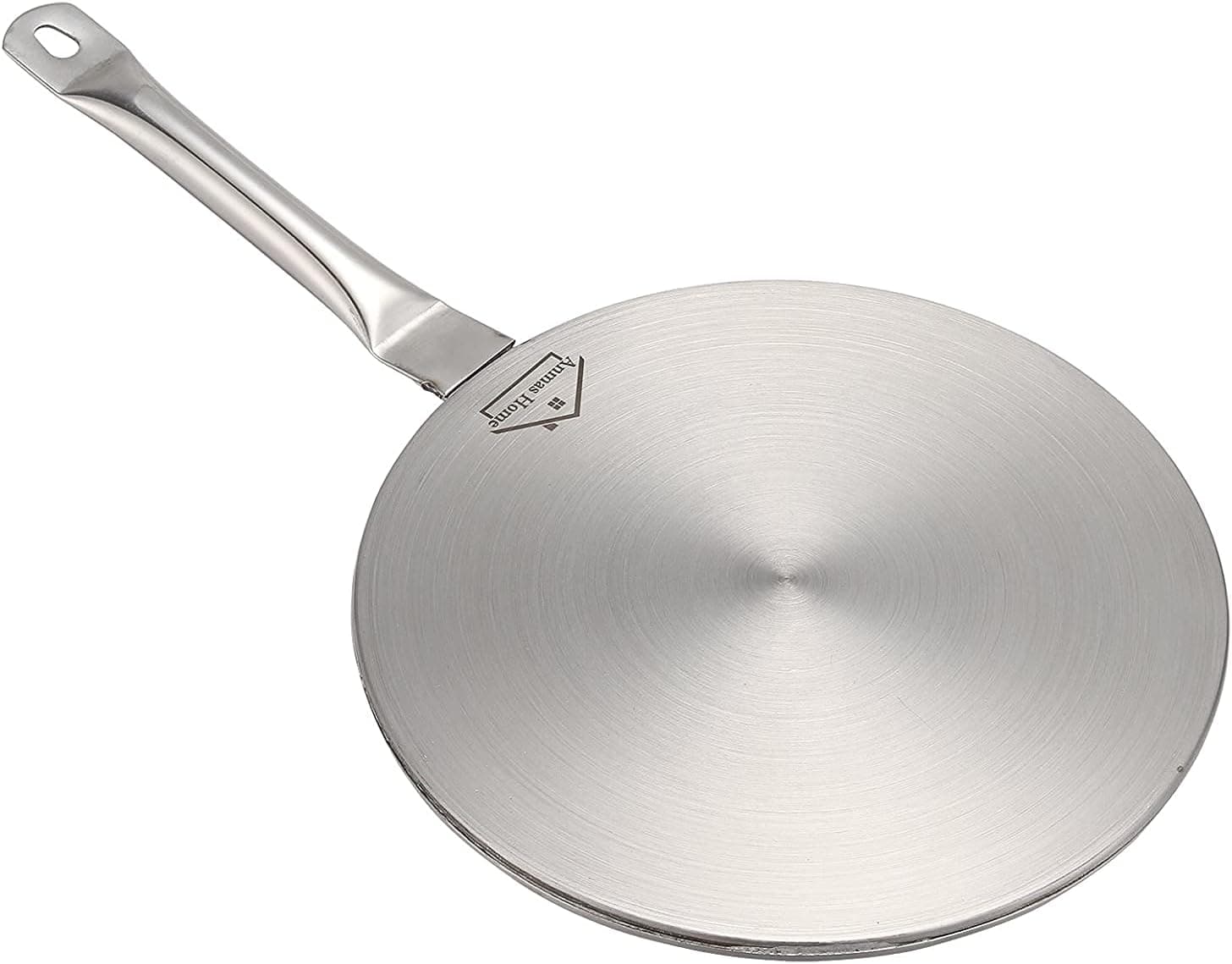 Induction Hob Converter Heat Diffuser for Induction Hob, Cooking Disc Cooker Plate Stovetop Simmer Ring Disk with Heat Proof Handle,Stainless Steel Cookware for Electric and Gas Stove-Large