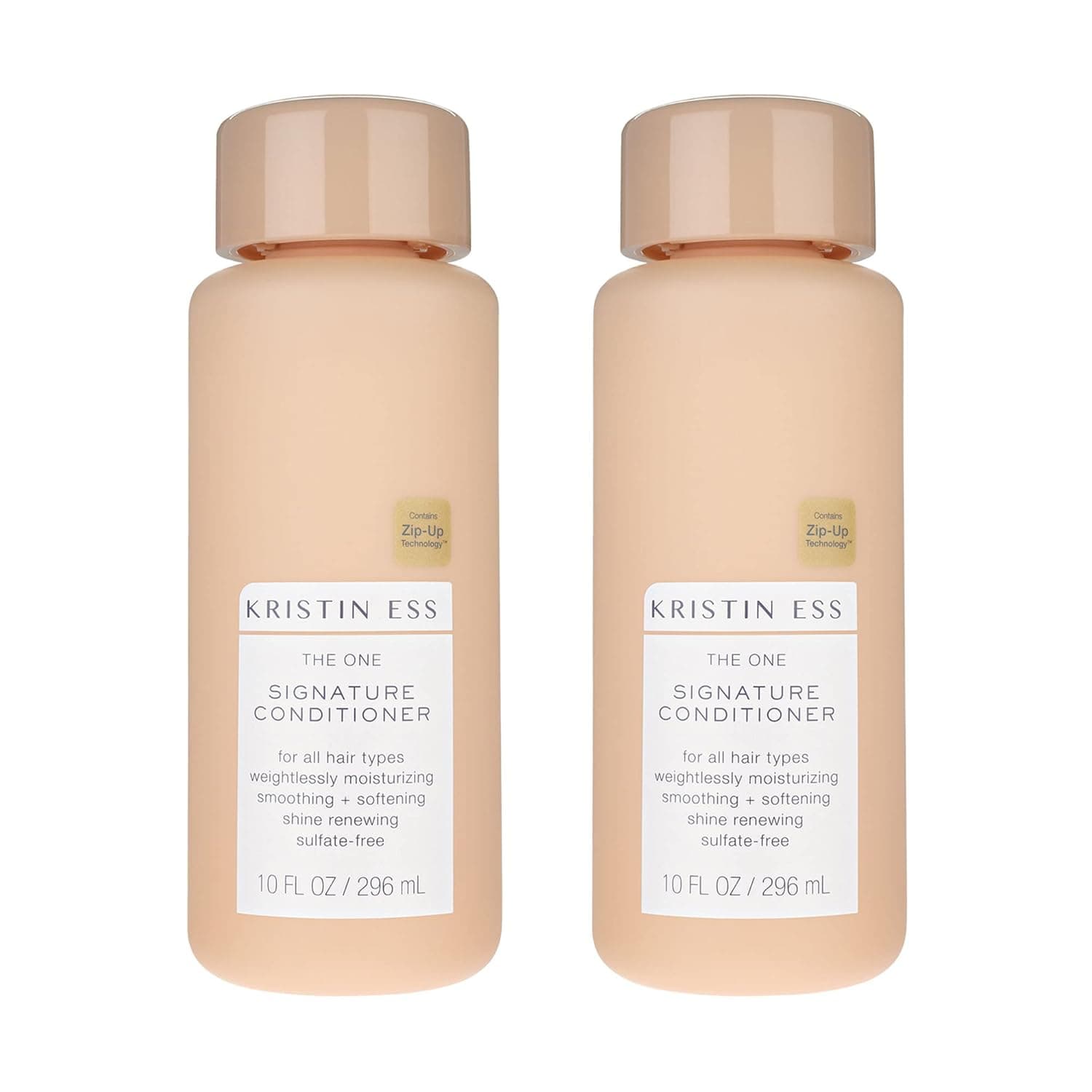 Kristin Ess Hair One Signature Conditioner for Dry Damaged Hair - Moisturizes, Smooths + Softens Hair, Sulfate Free, Color Safe + Keratin Safe, 10 fl oz (Pack of 2)