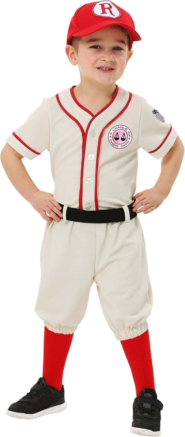 Toddler A League of Their Own Jimmy Dugan Coach Costume Kids Baseball Player Costume