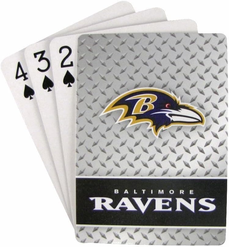 PSG INC Baltimore Ravens Diamond Plate Playing Cards