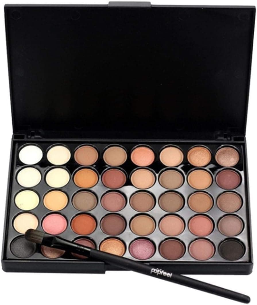 Kindsells Pro Eyeshadow Palette Matte - 40 Colors Soft Natural Matte Glitter Long Lasting Eyeshadow Powder Palette