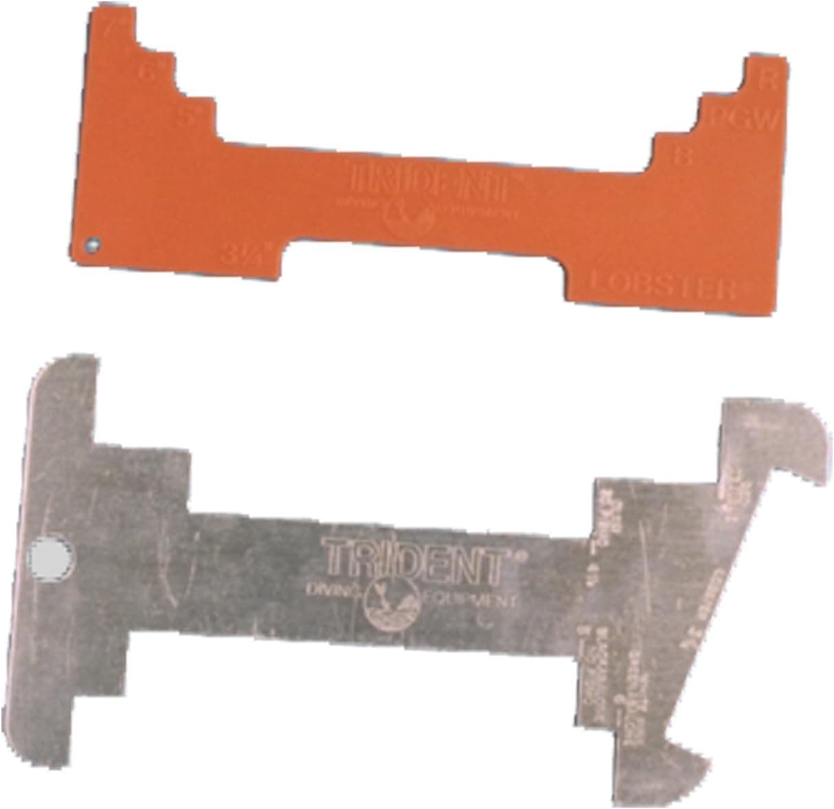 TRIDENT Lobster/Clam/Crab/Abalone Measurement Gauge, Aluminum