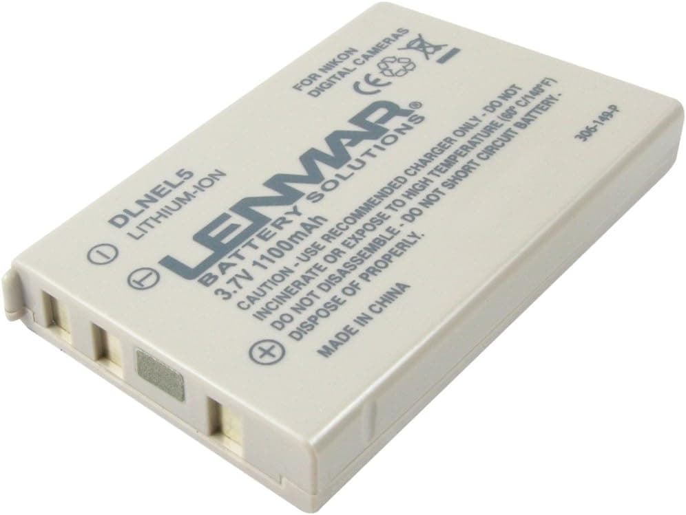 Replacement Battery for Nikon CP1, EN-EL5 works with Nikon Coolpix P, 7000, 5000, 4000, 3000, S Series