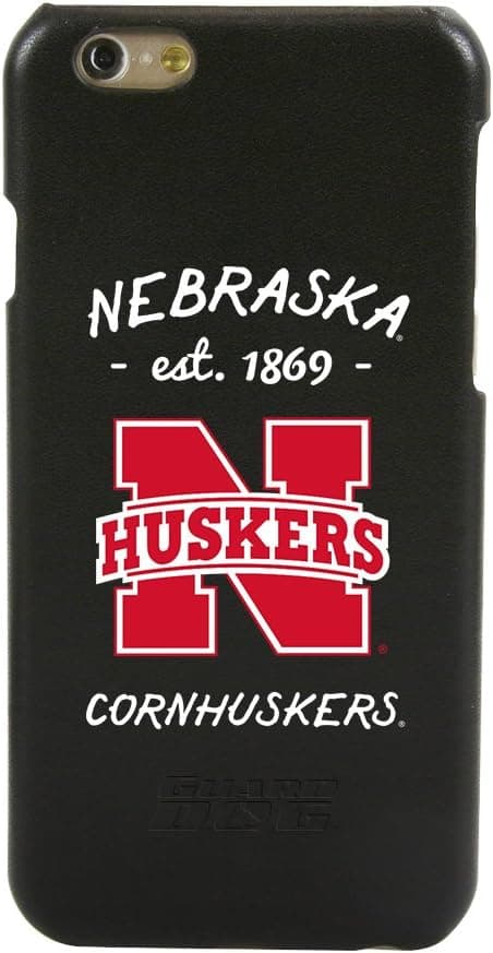 Guard Dog Nebraska Cornhuskers Genuine Leather Case for iPhone 6 / 6s with Guard Glass Screen Protector