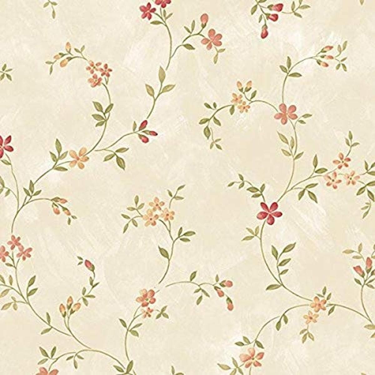 Norwall NWKE29907 Wallpaper, Red and Yellow