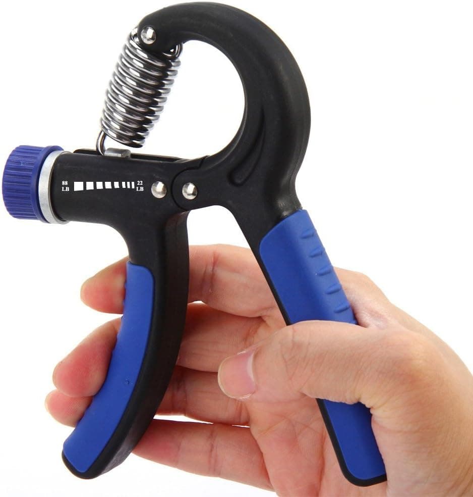 Monster Fitness Hand Grip Strengthener - Premium Quality - Adjustable Resistance 22 to 88 lbs