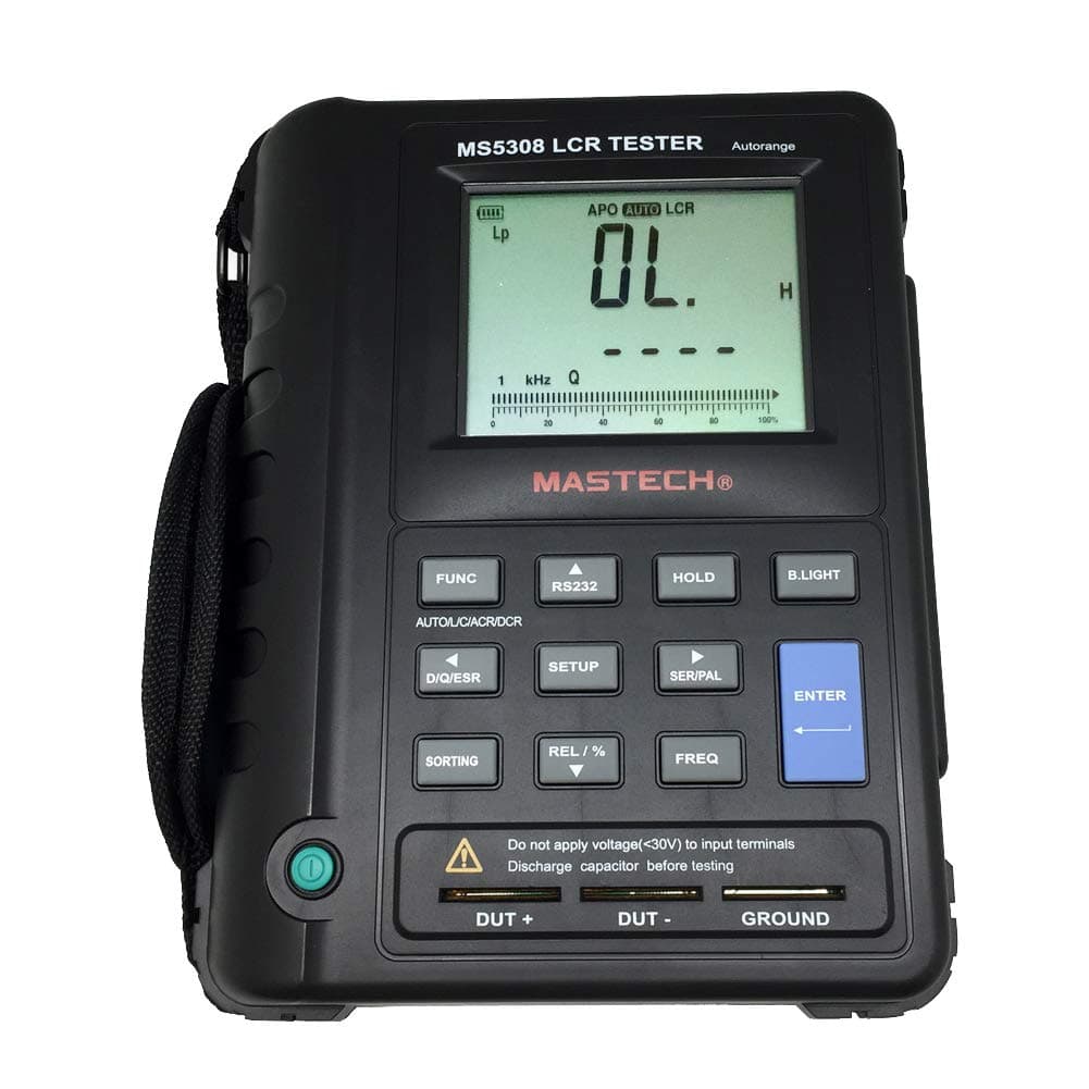 New Ms5308 Portable Handheld Autorange LCR Meter 100khz Fit Fluke Dual Display