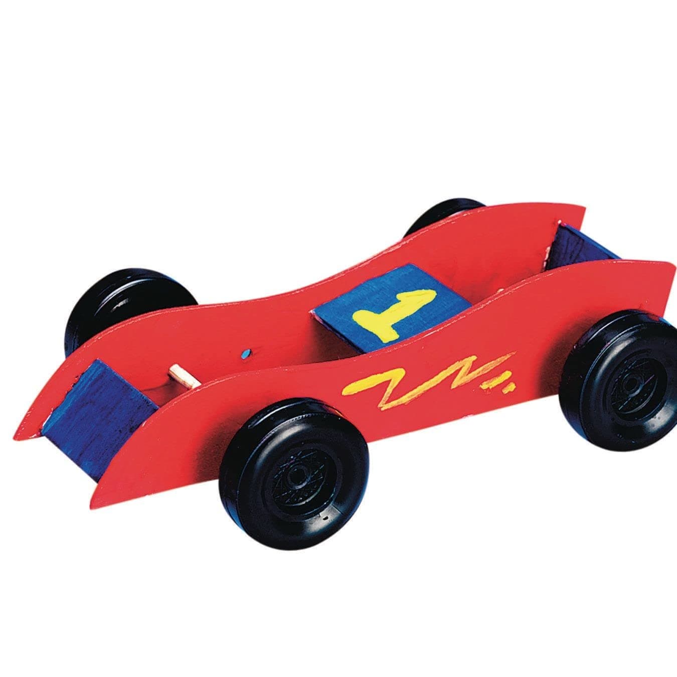 Rubber Band Race Cars Craft Kit