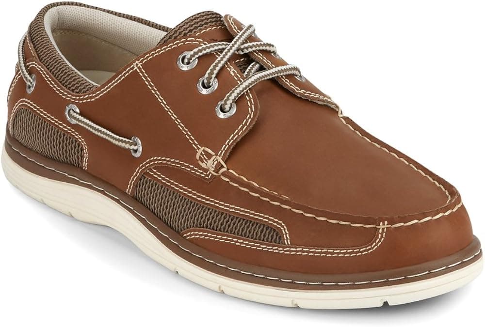 Dockers Lakeport Boat Shoe Dark Taupe Tumbled Nubuck 13