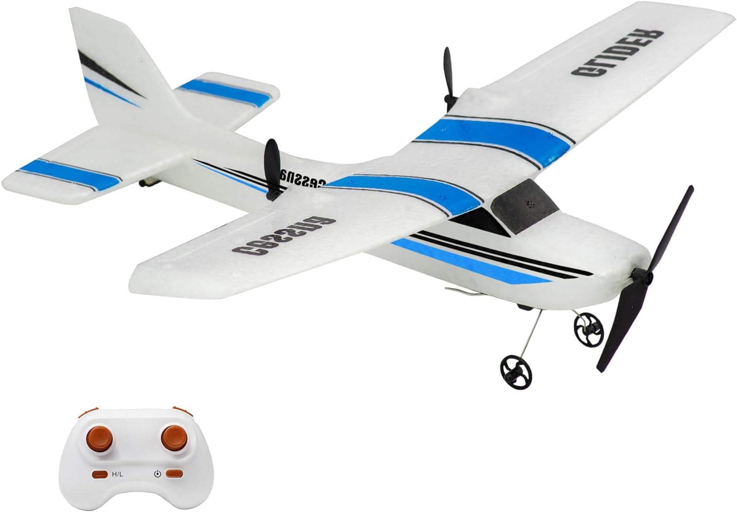 RC Plane, 2 Channel Remote Control Airplane Ready to Fly, RC Airplane Built in 3-Axis Gyro, Easy to Fly Remote Control Plane for Kids Boys Adult Beginner