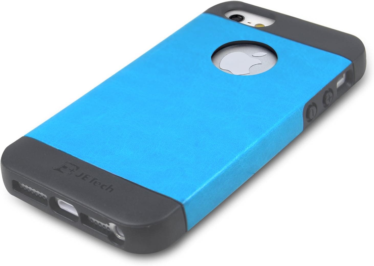 iPhone 5 Case, JETech? Luxury iPhone 5 5S Case Bumper Cover 2014 Version for Apple iPhone 5/5S Logo Cut-Out for Verizon, AT&T Sprint, T-mobile, Unlocked (Blue)