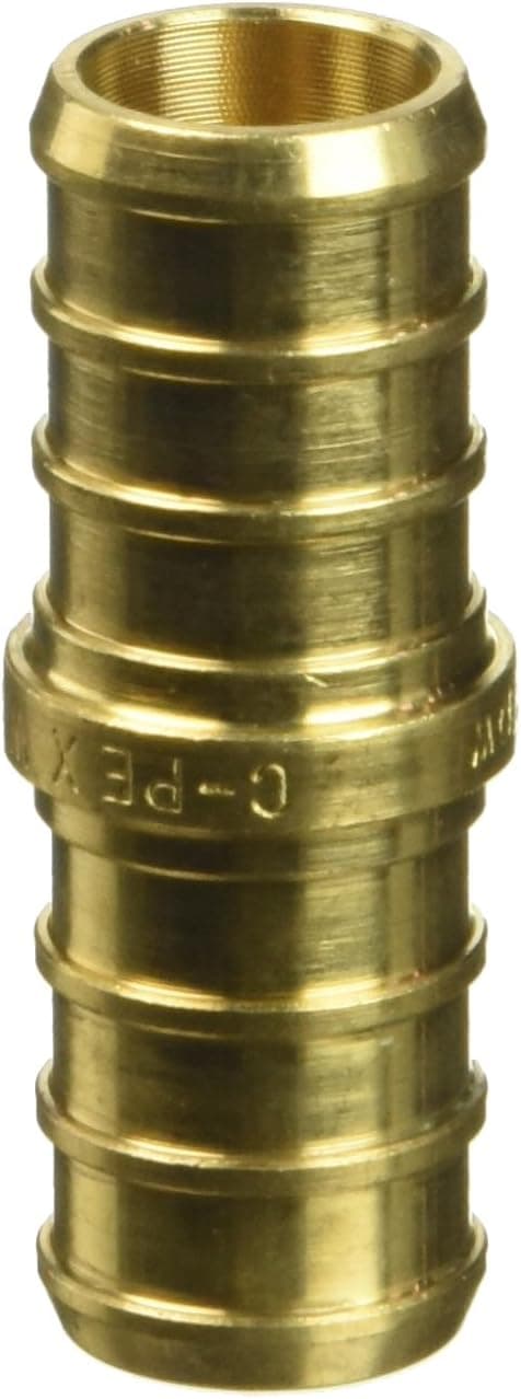 Coupler Pex 1/2in Brass 10pk