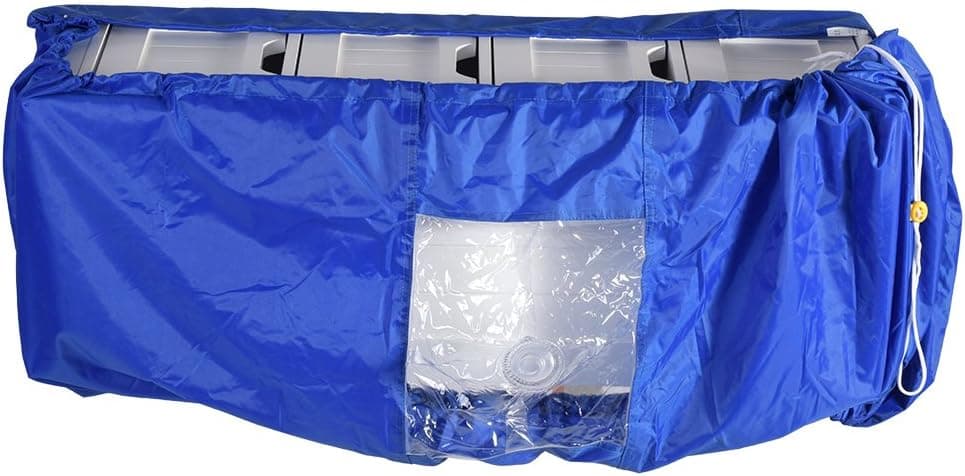 FTVOGUE Air Conditioner Furniture Waterproof and Dustproof Cover Blue Protector(Large)